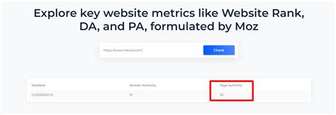 Moz Metric Checker Tool Check Moz Rank, Domain and Page.